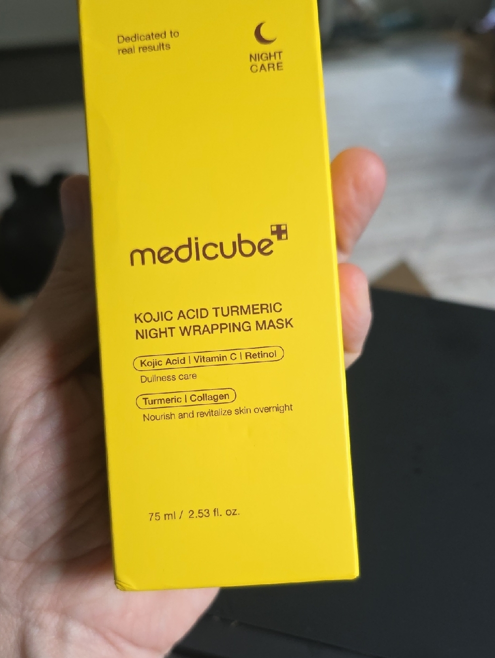 Medicube Kojic Acid Turmeric Night Wrapping Mask - Yellow